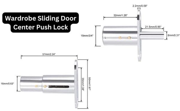 slider / push / multipurpose lock - Image 2
