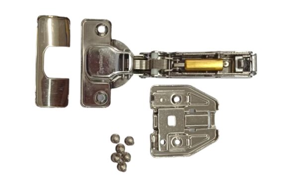 Stainless Steel Hydraulic 3D Clip-on Soft Close Concealed Cabinet Hinges - Image 4