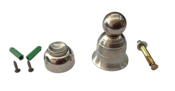 Magnetic Door Stopper | Heavy Duty Stainless Steel Back Magnet - Image 3