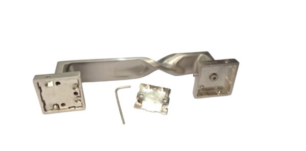 Aluminium Main Door Handle | Pull Handle | Silver Satin, Antique Finish | Door Handle - Image 2