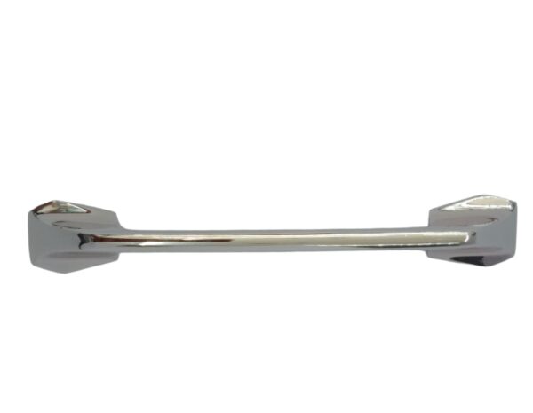 Zinc Cabinet Pull Handle | Silver Chrome Finish | Office Wardrobe Furniture Kitchen Drawer Push Bar - Image 3