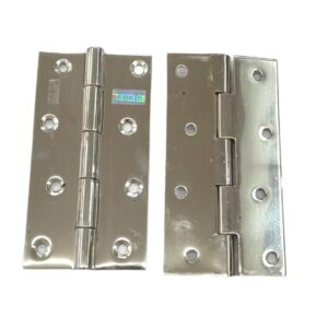 Stainless Steel Door Butt Hinges 4 inch x 12 Gauge/2 mm Thickness