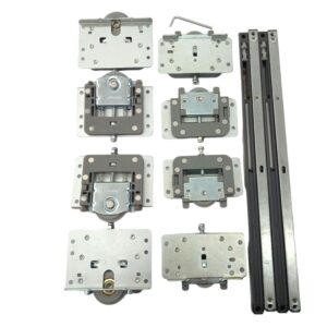 Double Door Slider Set/ Heavy Duty Double Track Wheel