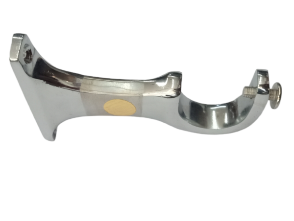 ALUMINIUM Curtain Bracket Parda Holder with Support 1 Inch Rod Pocket| Door and Window Rod Support Fittings, Curtain Rod Holder - Image 2