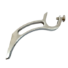 ALUMINIUM Curtain Bracket Parda Holder with Support 1 Inch Rod Pocket| Door and Window Rod Support Fittings, Curtain Rod Holder