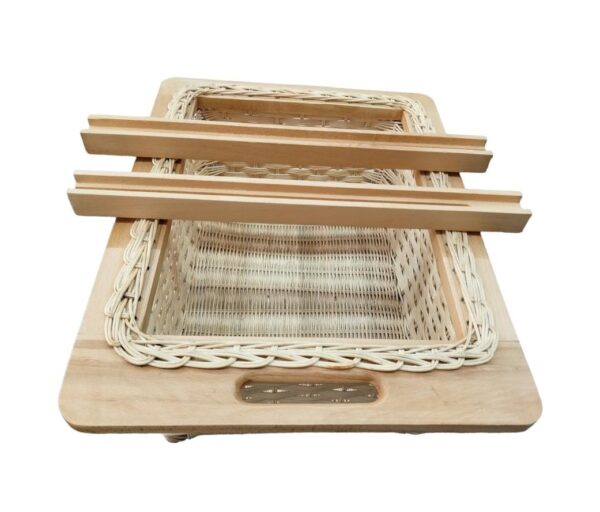 Wicker Basket for Modular Kitchen | Pull Out Basket for FRUITS and VEGETABLES - Image 3