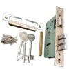 Heavy Duty Premium Mortice Door Lock Set |Two Turn Bulllet Lock | Plate Mortice With 3 keys | For Office and Home | Wooden Door Fittings - Image 3