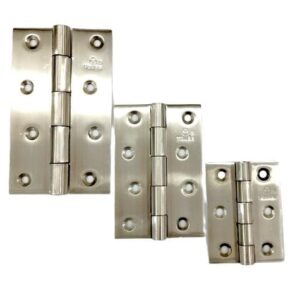 Concealed Butt Hinges With SS 304 Screws | Full Gauge | Welded Head With Single Pin | Heavy Stainless Steel Hinges |Premium Wooden Door Fitting | Window and Door
